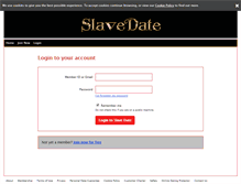 Tablet Screenshot of my.slavedate.co.uk